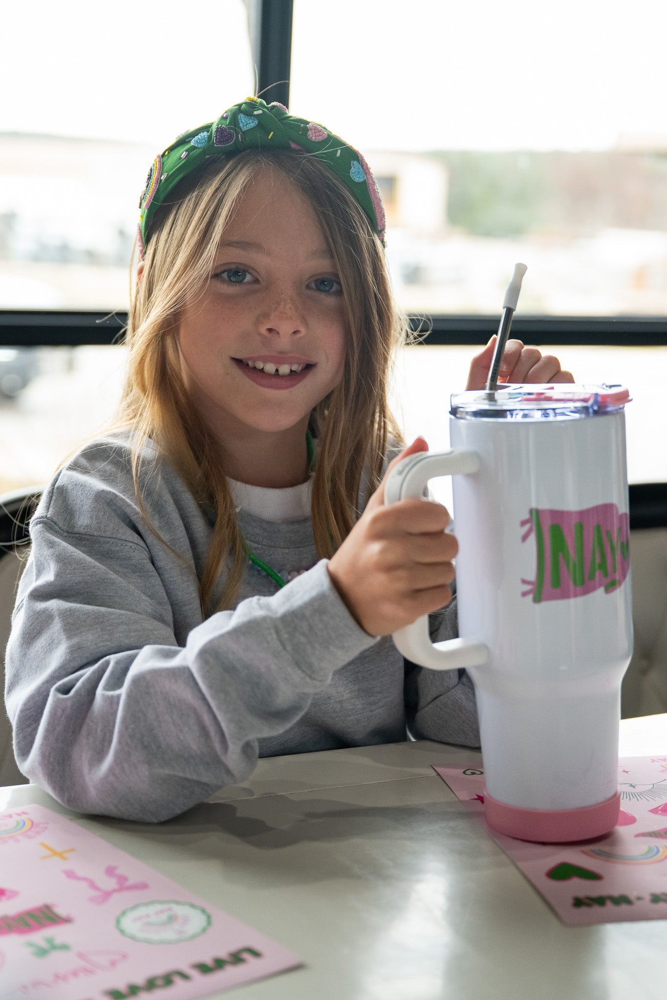 40oz Tumbler Cup - Pennant Flag