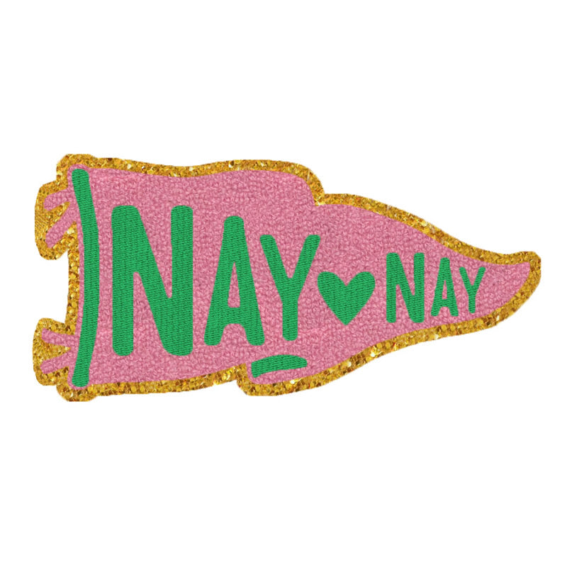 NayNay Chenille Glitter Patch