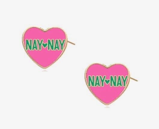 PRE-ORDER Heart NayNay Earrings