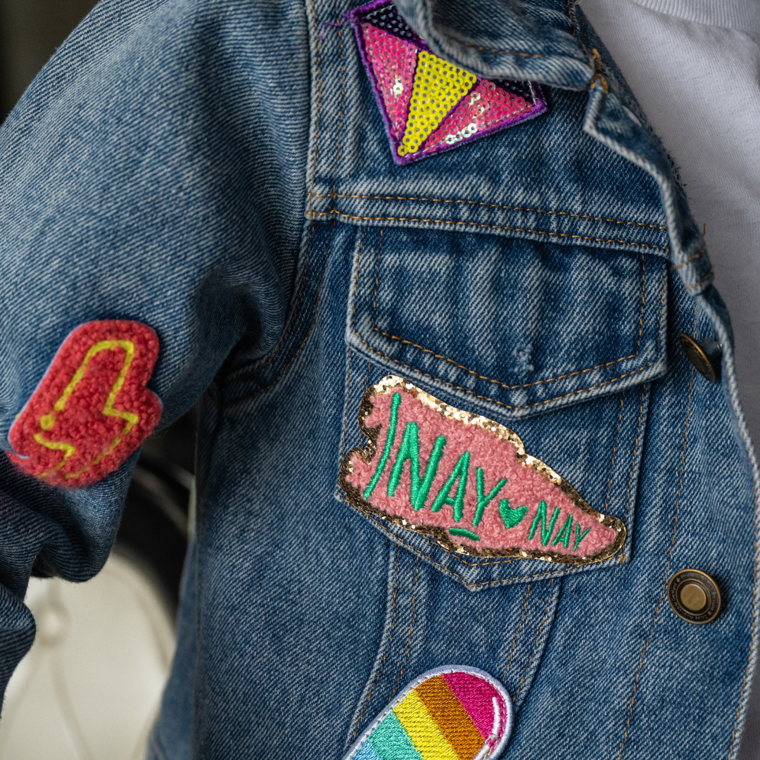 NayNay Chenille Glitter Patch