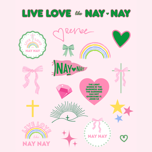 NayNay Sticker Sheet